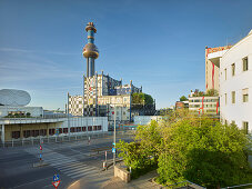 District heating Spittelau, 9th district Alsergrund, Vienna, Austria