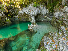 Mostrica Schlucht bei Stara Fucina, Triglav Nationalpark, Slowenien