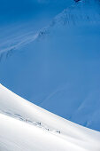 Heliskiing in Iceland in perfect conditions