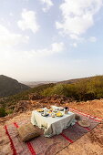 A surprise picnic near maison des Arganiers, Morocco