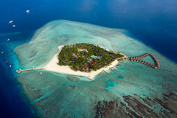 Alimatha holiday island, Felidhu Atoll, Indian Ocean, Maldives