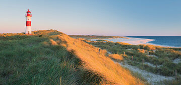 List-Ost lighthouse, Ellenbogen, Sylt, Schleswig-Holstein, Germany