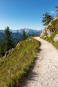 Pfad am Jenner, Nationalpark Berchtesgaden, Berchtesgadener Land, Oberbayern, Bayern, Deutschland, Europa