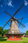 Windmill at Kastellet (The Citadel), star-shaped 17th-century fortress. One of the best preserved fortresses in Northern Europe, Copenhagen, Zealand, Denmark