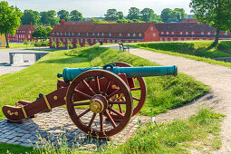Kastellet (Zitadelle), sternförmige Festung aus dem 17. Jahrhundert, Kopenhagen, Seeland, Dänemark