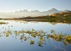 Aiguille d'Arves, Lac Guichard, Col de la Croix de Fer, Rhone-Alpes, Savoyen, Frankreich