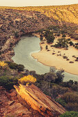 Evening mood in Kalbarri National Park in Western Australia, Australia, Oceania;