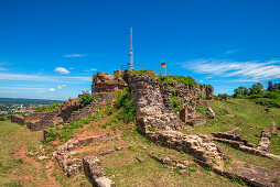 Hohenberg Castle Ruins, former Homburg Fortress, Homburg, Saarland, Germany