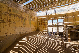 Sand drifts in Kolmannskuppe ghost town, near Lüderitz, Namibia