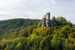 Neideck castle ruins, Wiesenttal, Franconia, Bavaria, Germany