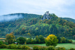 Neideck castle ruins, Wiesenttal, Franconia, Bavaria, Germany