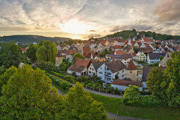 Luftbild von Greding, Roth, Mittelfranken, Franken, Bayern, Deutschland, Europa