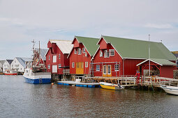 Hafen vom alten Fischerort Bud, More og Romsdal, Norwegen, Europa