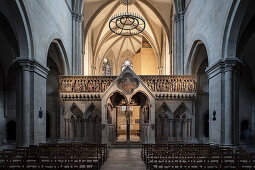 UNESCO World Heritage Site &quot;Naumburg Cathedral&quot;, Lettner Westchor, Naumburg (Saale), Burgenlandkreis, Saxony-Anhalt, Germany