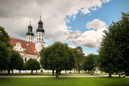 Klosterkirche im Kloster Obermarchtal, Gemeinde bei Ehingen, Alb-Donau Kreis, Baden-Württemberg, Donau, Deutschland