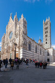Dom von Siena, Siena, Provinz Siena, Toskana, Italien 