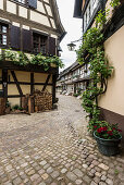 Engelgasse, Gengenbach, Kinzigtal, Ortenau, Black Forest, Baden-Württemberg, Germany