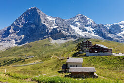 Kleine Scheidegg mit Eiger-Nordwand, Berner Oberland, Schweiz