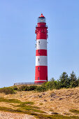 Lighthouse, Nebel (place), Amrum, Schleswig-Holstein, Germany