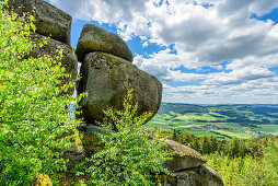 Granitfelsen Hochbuchet in Aigen-Schlägl, Oberes Mühlviertel, Oberösterreich, Österreich