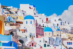 Oia Dorf, Oia, Santorini, Kykladen, Griechenland