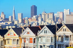 The Painted Ladies, Alamo Square, San Francisco, Kalifornien, USA