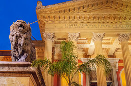 Teatro Massimo, Palermo, Sizilien, Italien