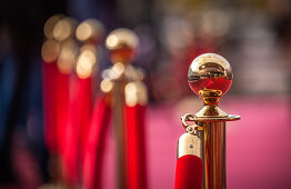 Red carpet at an awards ceremony in Moscow, Russia