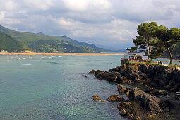 Sandbänke am Ria de Urdaibai, auch Ria Guernika oder Ria Mundaka genannt, Mundaka, Urdaibai Biosphere Reserve, Baskenland, Spanien