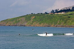 Mündung des Ria de Urdaibai, Mundaka, Urdaibai Biosphere Reserve, Baskenland, Spanien