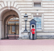 Wachablösung, Buckingham Palace, London, England, Vereinigtes Königreich