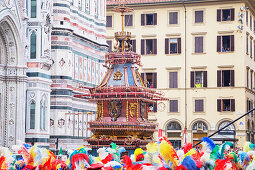 Cart Festival, Piazza del Duomo, Florenz, Toskana, Italien