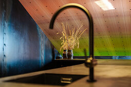  Norway, Lindesnes, underwater restaurant Under, bar area, faucet, decoration 