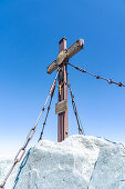  Austria, East Tyrol, Kals, Großglockner, summit cross 