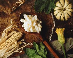 Pap (traditional S. African Bantu cornmeal porridge)