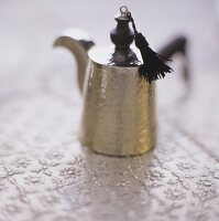Turkish silver teapot