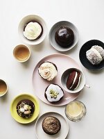 Assorted Whoopie Pies and coffee