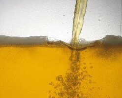 Pouring Beer (Close-Up)