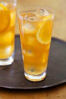 Passion Fruit Cocktails with Ice