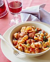 Pasta al ragù di polpettine (Nudeln mit Fleischklösschen)