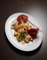 Lobster with tagliatelle