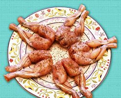 Uncooked Seasoned Frog Legs