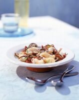 Gnocci mit Shiitake Pilzen in Portwein-Butter