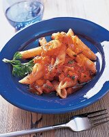 Penne mit Möhren-Sugo 