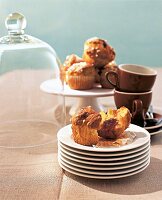 Frühstücks - Muffin gefüllt mit Marmelade