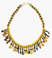 Perlen-Collier: orientalischer Stil 