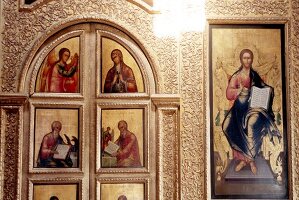 Moskau Basilius-Kathedrale von innen Bilder, Gemälde