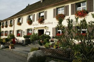 Facade of Hotel in Munster, Germany