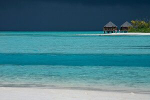 Lagune, Meerblick, Insel Veliganduhuraa, Malediven
