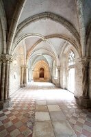 Arcades and Cloister in Benedictine Monastery, St. Emmeram Castle, Germany